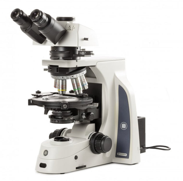 Microscopio trinoculare Delphi-X Observer polarizzazione DX.2053-PLPOLi - www.letscopes.com