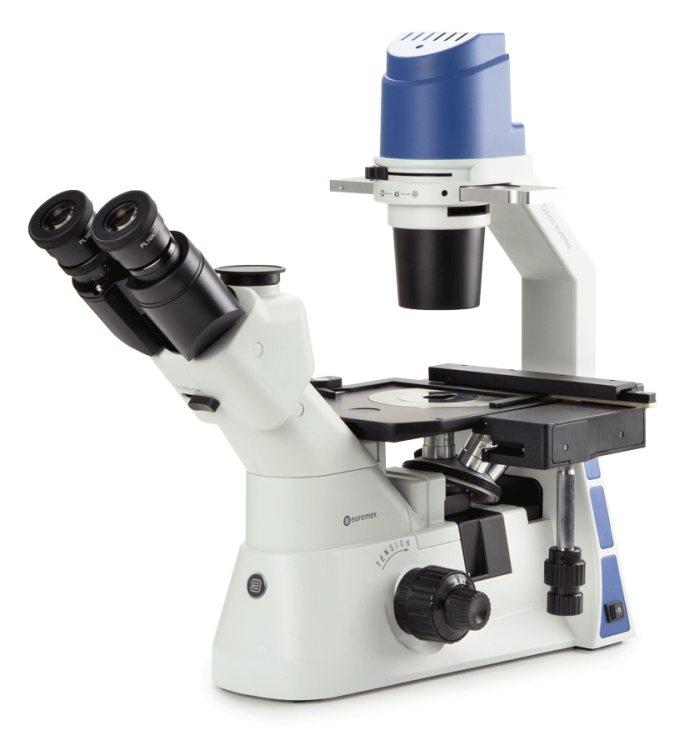 Microscopio Trinocular invertido Oxion Inverso OX.2253-PLF - www.letscopes.com
